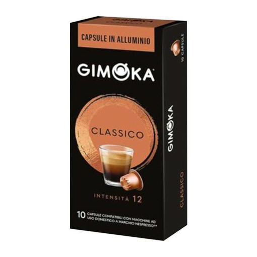 Gimoka In Alluminio Classico Capsule caffè 10 pz