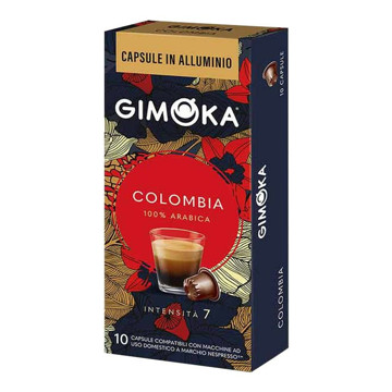 Gimoka colombia caps alluminio nespresso 10 caps