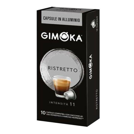 Gimoka In Alluminio Ristretto Capsule caffè 10 pz