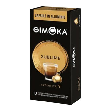 Gimoka sublime caps alluminio nespresso 10 caps