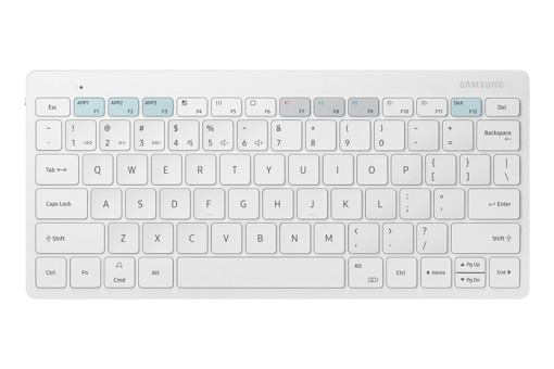 Samsung EJ-B3400 tastiera Bluetooth QWERTY Inglese Bianco