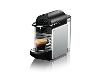 Macchina Caffe' Nespresso Pixie Automatica Silver