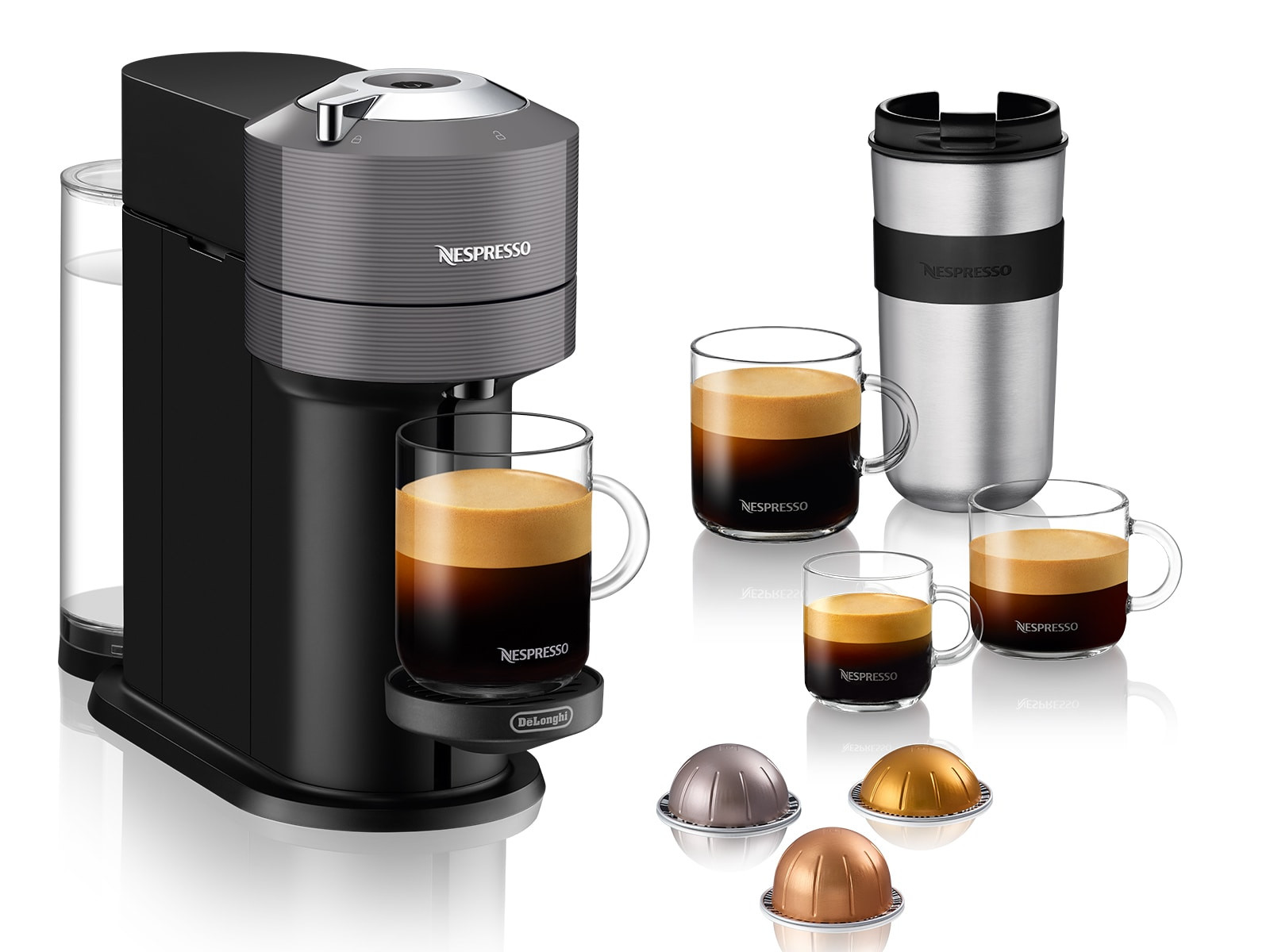 DeLonghi Nespresso Vertuo ENV 120.GY macchina per caffe Automatica/Manuale  Macchina per caffe a capsule 1,1 L, Macchine caffè in Offerta su Stay On