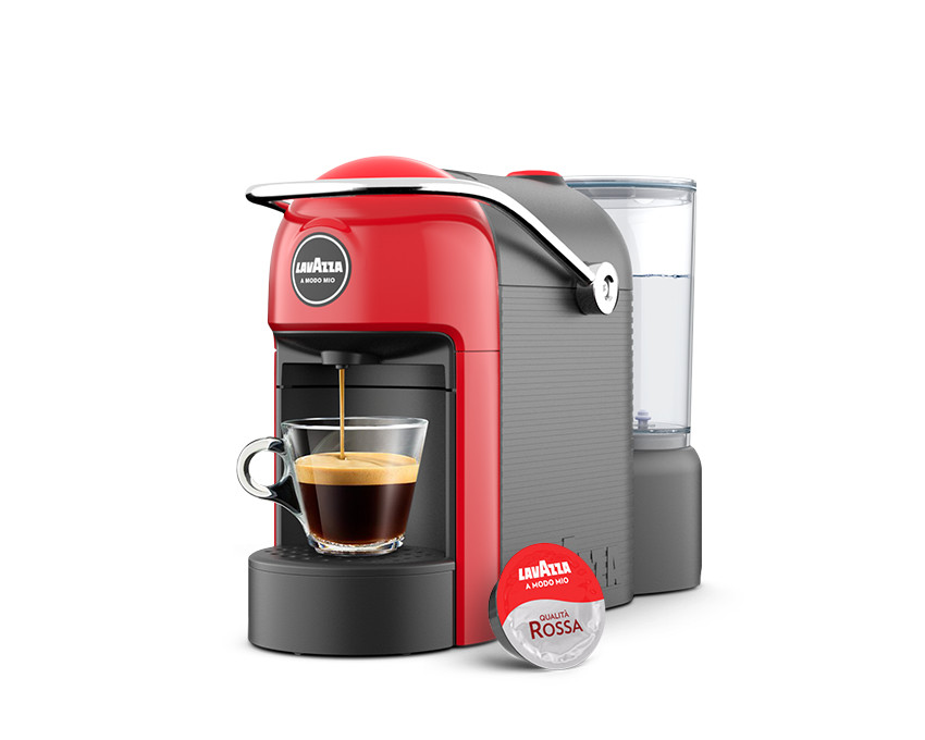 Offerta Macchina caffè JOLIE Rossa + 216 Cialde Caffè Lavazza A Modo Mio  Passionale