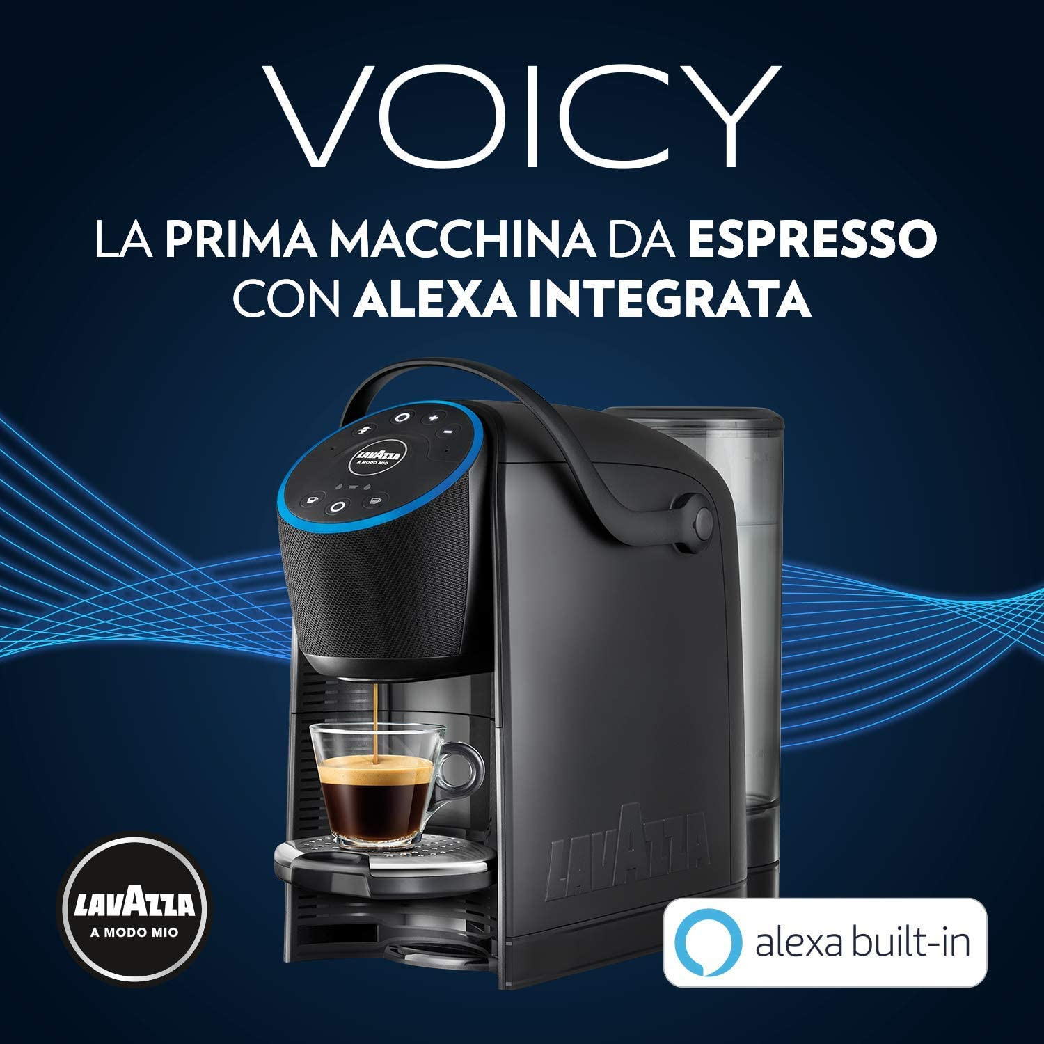 LAVAZZA A Modo Mio Voicy Automatica Macchina per caffe a capsule 1,1 L, Macchine  caffè in Offerta su Stay On