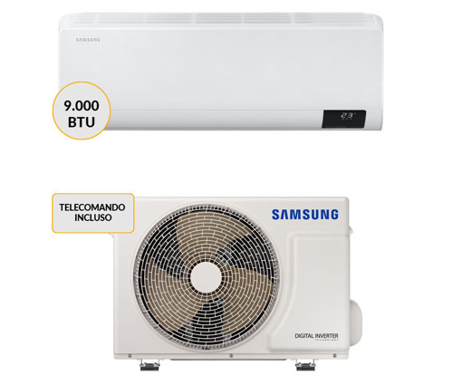 Samsung Wind-Free Comfort Next AR09TXFCAWKNEU + AR09TXFCAWKXEU WindFree Condizionatore MONO split system Bianco 9000 btu