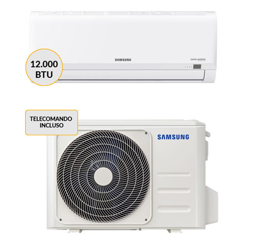 Samsung Malibu (AR30) Malibu (AR30) AR12TXHQBWKNEU + AR12TXHQBWKXEU Malibu Condizionatore MONO split system Bianco 12000 btu