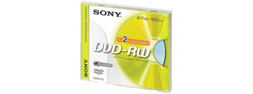 Cd Dvd -Rw Sony 4,7 Gb 120 Min Riregistrabile - Rw 4,7Gb