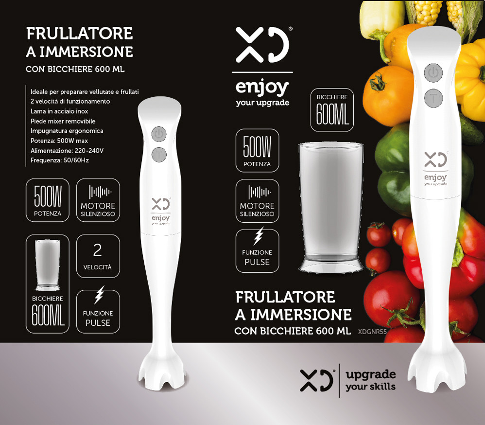 XD Enjoy XD XDGNR55 frullatore 0,6 L Frullatore ad immersione 500