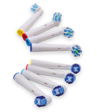 Ricambio spazzolino elettrico kit 8 testine