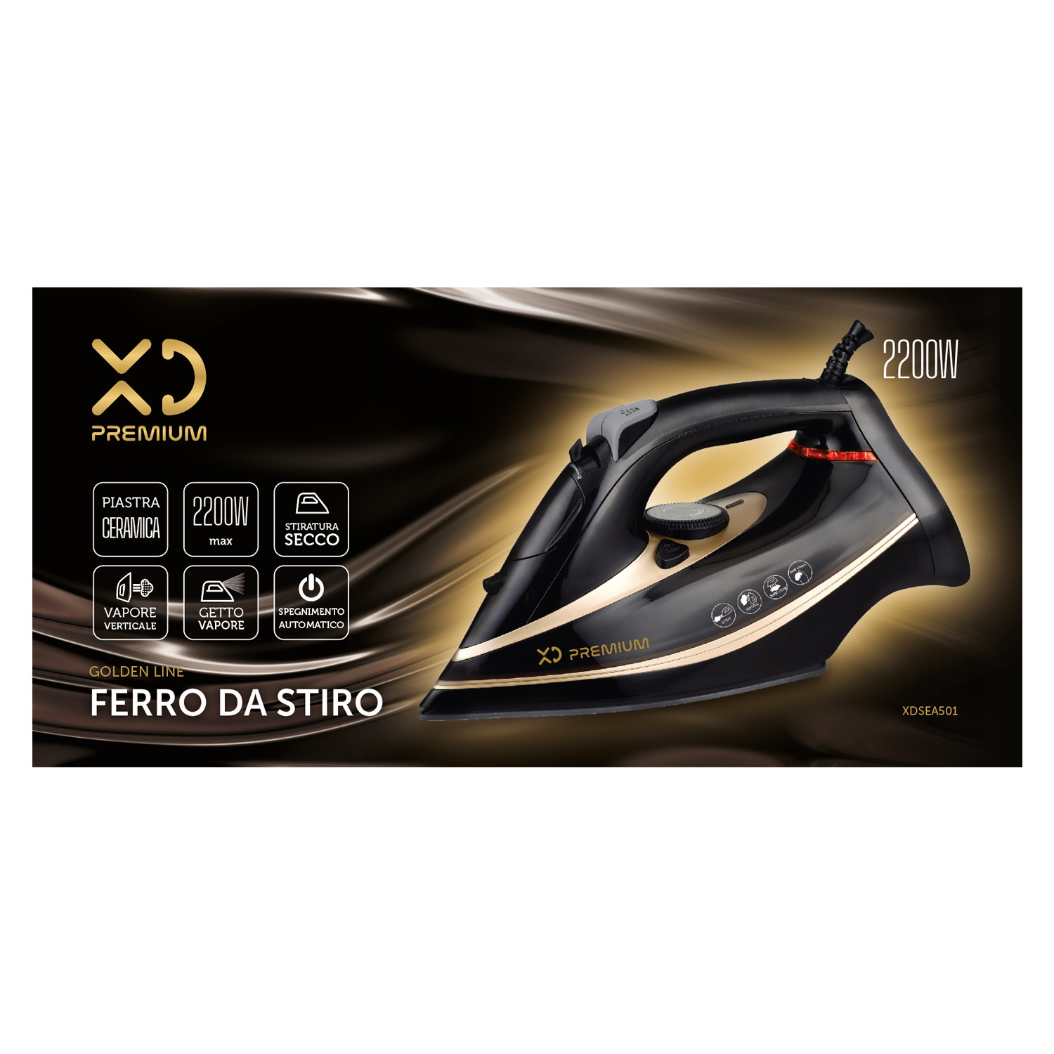 XD Enjoy XD XDSS118 ferro da stiro a caldaia 800 W 1 L Alluminio Nero,  Acciaio inossidabile, Ferri da stiro con caldaia (Sistemi stiranti) in  Offerta su Stay On