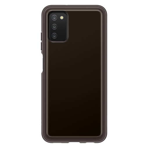 Samsung Soft Clear Cover Custodia morbida per Galaxy A03s, Black