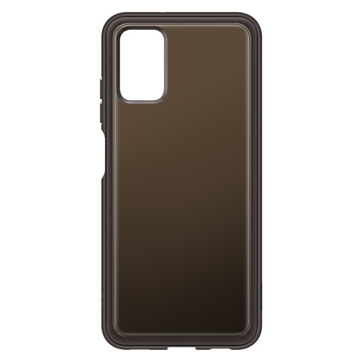 Samsung Soft Clear Cover Custodia morbida per Galaxy A03s, Black