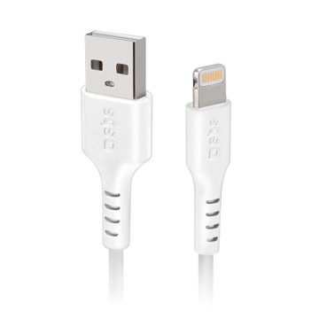 Cavo dati usb 2.0 a apple ligh colore bianco