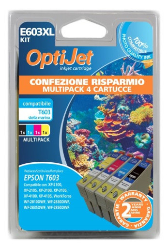 Ferrania OptiJet cartuccia d'inchiostro 4 pz Compatibile Resa elevata (XL) Nero, Ciano, Magenta, Giallo