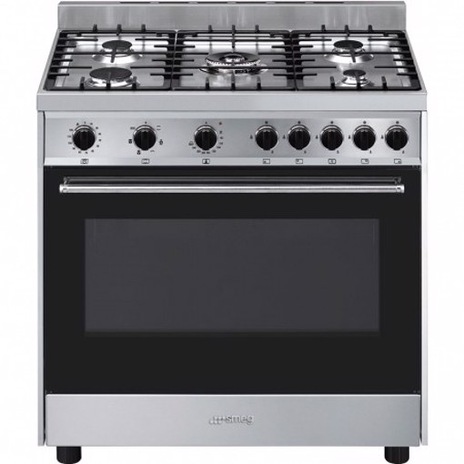 Smeg B901GMXI9 cucina Piano cottura Gas Acciaio inossidabile A