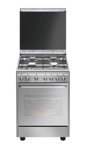 Smeg CX60SVPZ9 cucina Piano cottura Gas Acciaio inossidabile A