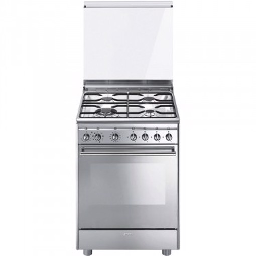 Smeg CX68MDS8 cucina Piano cottura Gas Acciaio inossidabile A