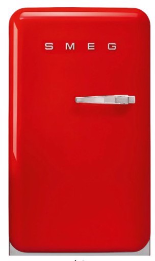 Smeg 50's Style frigorifero Libera installazione 135 L E Rosso