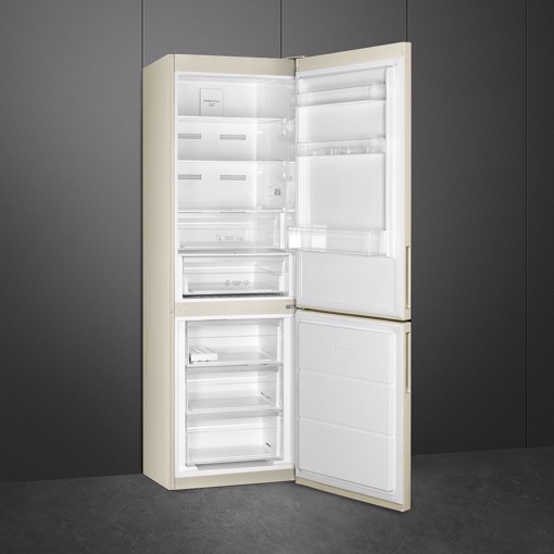Smeg FC18EN1M frigorifero con congelatore Libera installazione 324 L E Beige