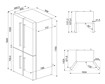 Smeg FQ60BDF frigorifero side-by-side Libera installazione 541 L F Bianco