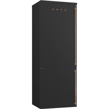 Frigo combi maxi antracite h195,5 l70,4 p70,4 sinistra