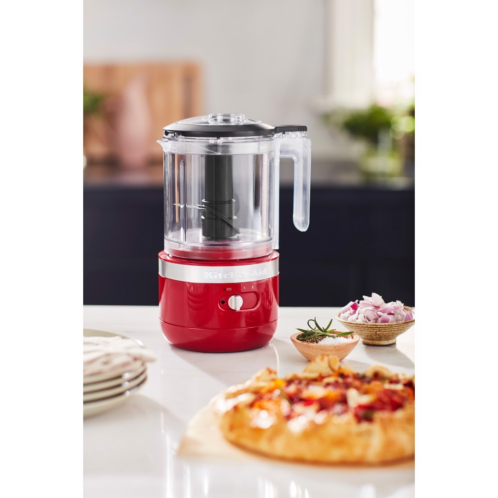 KITCHENAID 5KFCB519EER tritaverdure elettrico 1,19 L 24 W Trasparente, Rosso