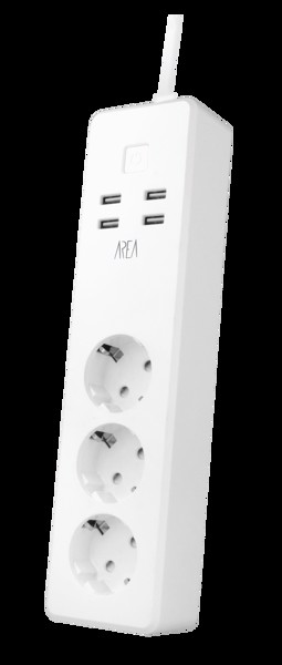 Presa multipla 3 plug 4 usb
