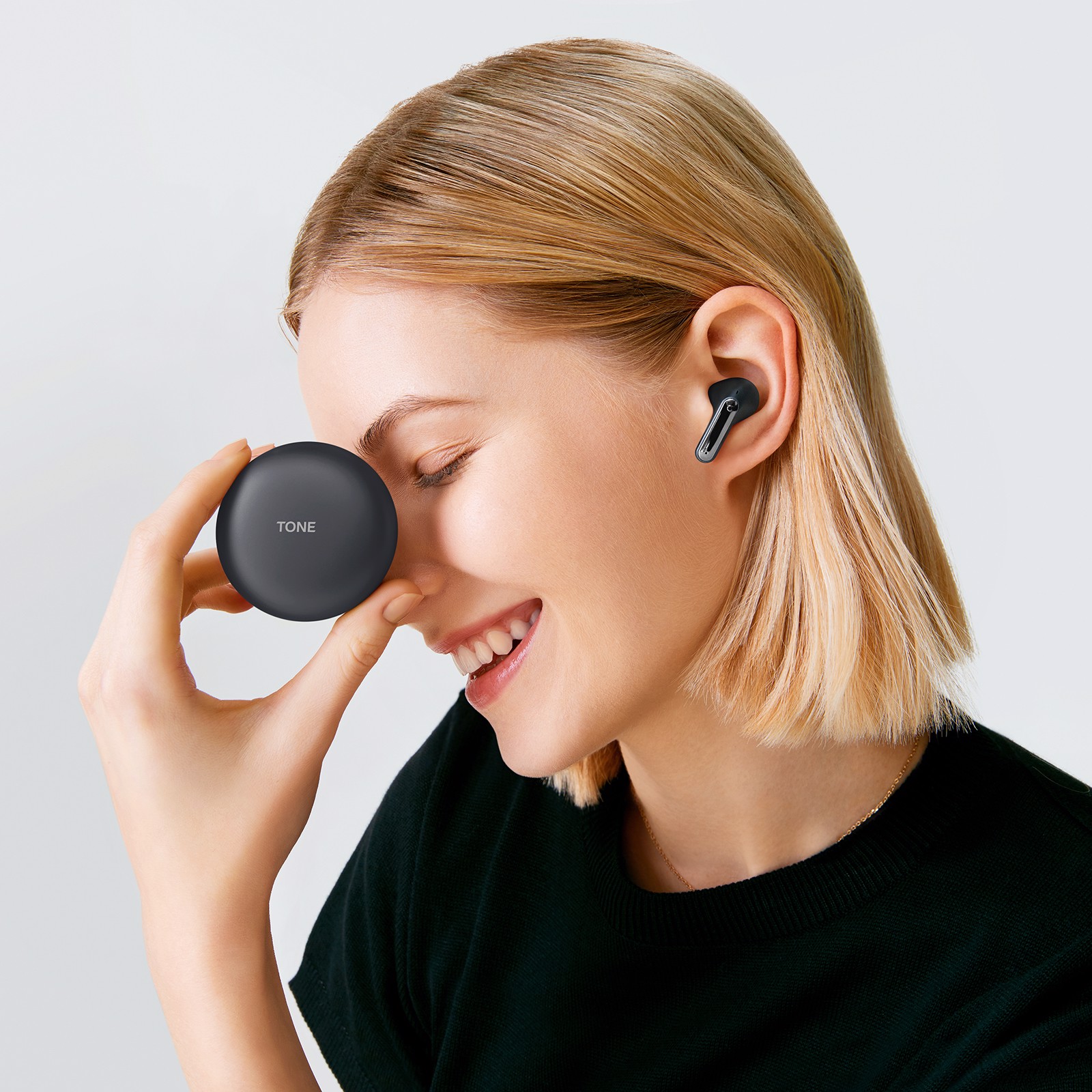 LG TONE Free FP9 - Cuffie True Wireless Bluetooth UVnano (Nero