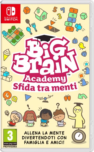 Nintendo Big Brain Academy: Sfida tra menti Standard+Add-on Cinese semplificato, Cinese tradizionale, Tedesca, DUT, Inglese, ESP, Francese, ITA, Giapponese, Coreano, Russo Nintendo Switch