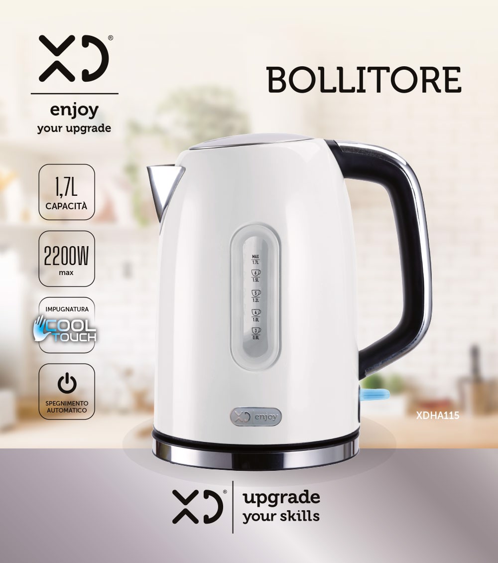 XD Enjoy XD XDHA115 bollitore elettrico 1,7 L 2200 W Bianco