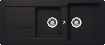 Lavello 116x50 2vs antracite