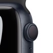 Apple Watch Nike Series 7 GPS, 41mm Cassa in Alluminio Mezzanotte con Cinturino Sport Antracite/Nero