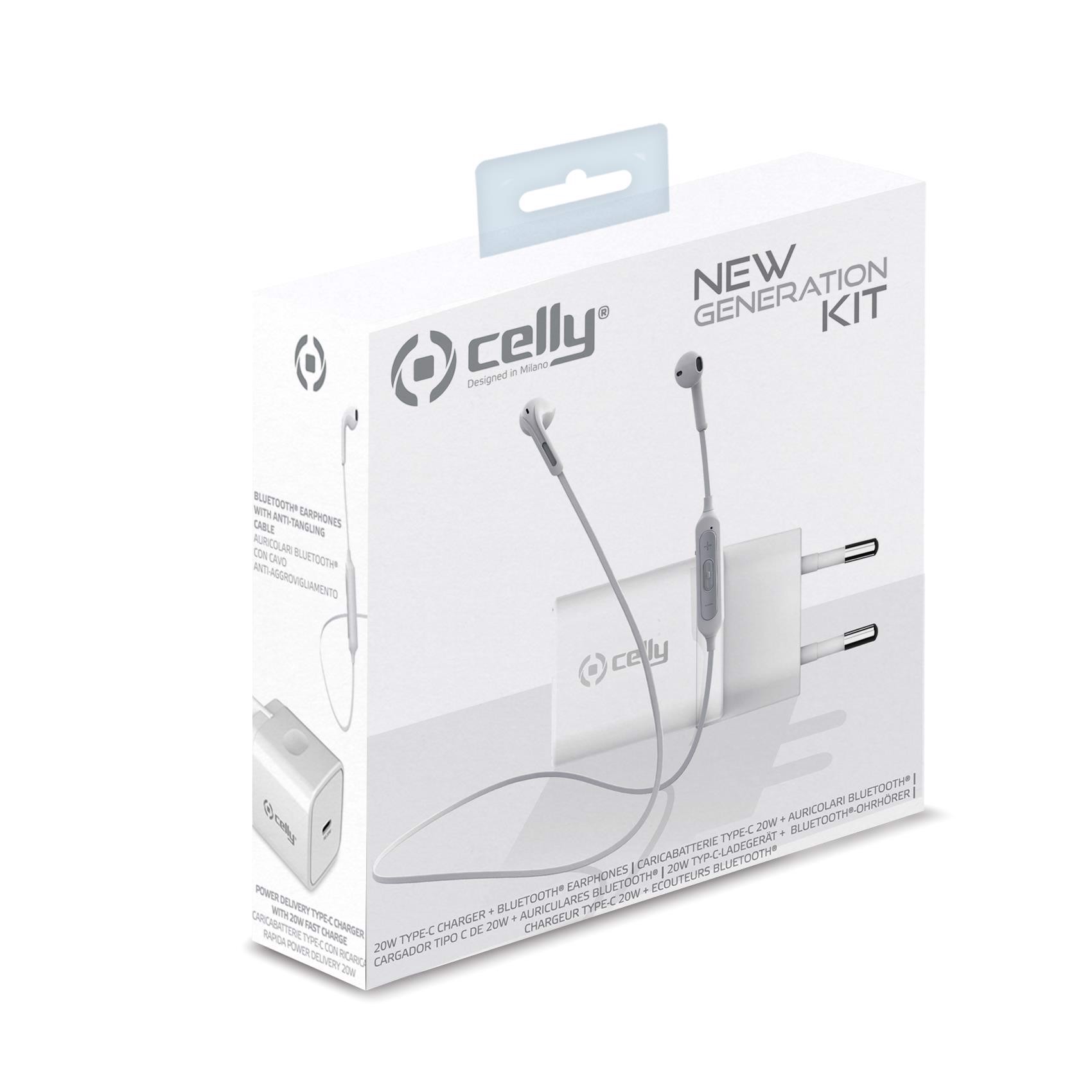 Celly Newgenkit Auricolare Wireless In-ear Bluetooth Bianco | 