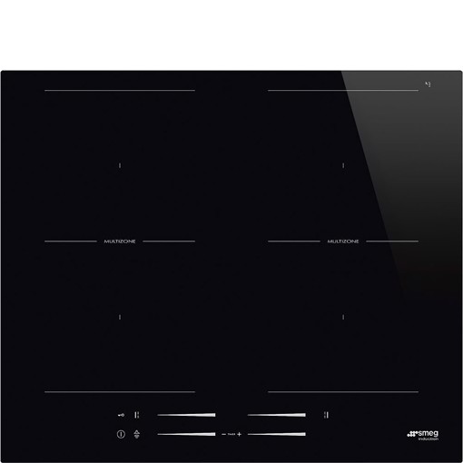Smeg Universal SI2M7643D piano cottura Nero Da incasso 60 cm Piano cottura a induzione 4 Fornello(i)