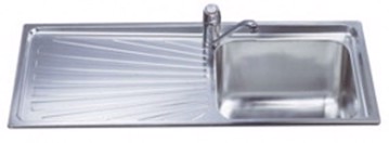Lavello inox 116x50 2vs dx