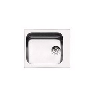 Lavello inox spazzolato 1vs