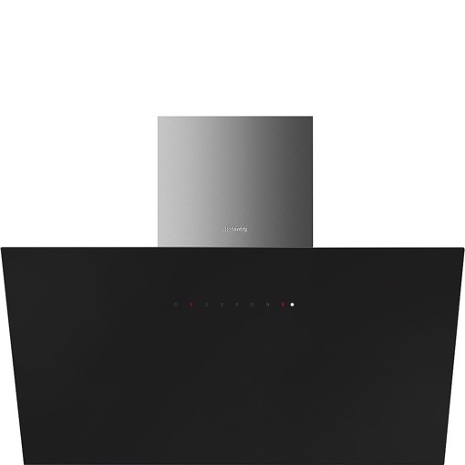 Smeg KICV90BL cappa aspirante Cappa aspirante a parete Nero, Grigio 720 m³/h A+