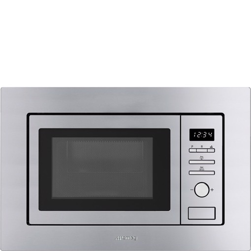 Smeg FMI017X forno a microonde Da incasso Microonde con grill 20 L 800 W Acciaio inossidabile