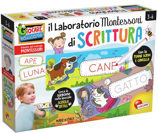 Lisciani Montessori Maxi Laboratorio di Scrittura