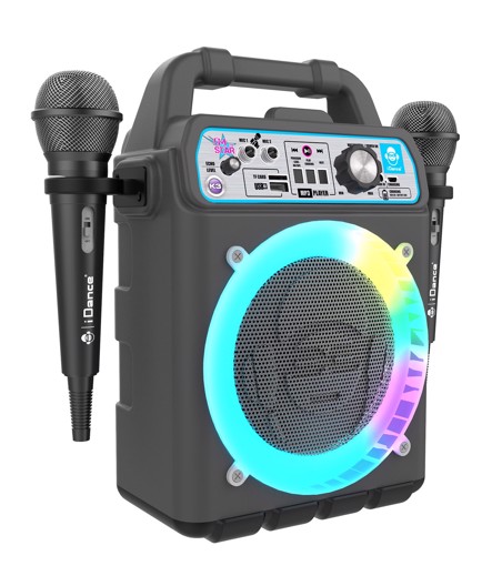 iDance K3V2BK sistema di karaoke Portatile Wireless