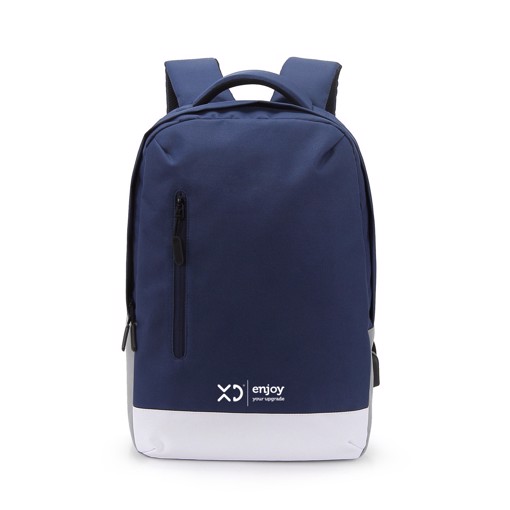 XD XDKL504BLU borsa per notebook 39,6 cm (15.6") Zaino Blu, Grigio, Bianco