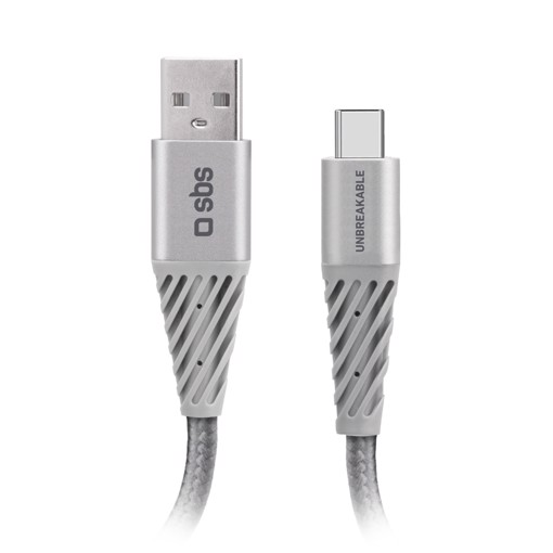 SBS TECABLEUNRETCK cavo USB 1,5 m USB A USB C Argento