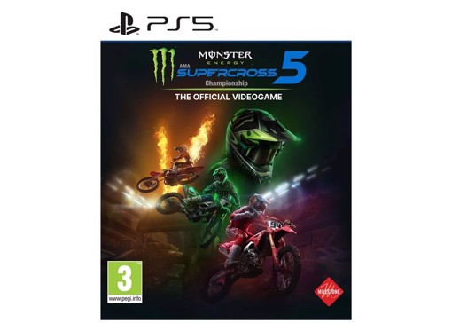 Milestone Monster Energy Supercross 5 Standard Tedesca, Inglese, ESP, Francese, ITA, POR-BRA PlayStation 5