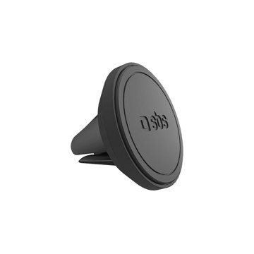 Supporto bocchetta rotondo nero