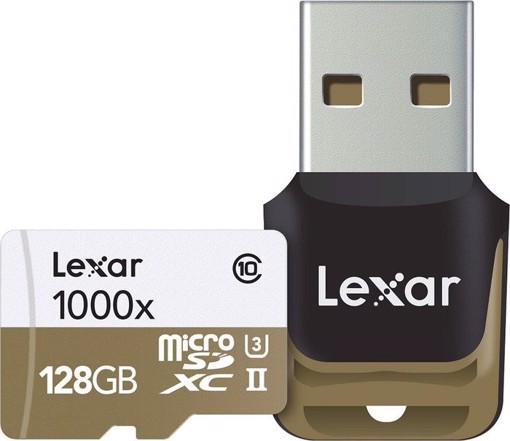 Lexar 128GB microSDHC UHS-II MicroSDXC Classe 10