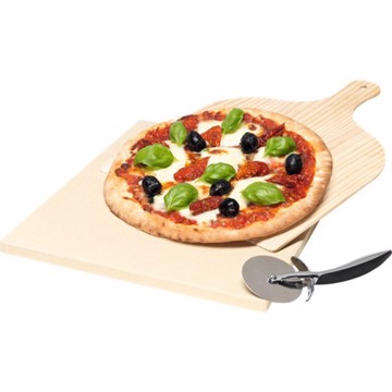 Set pizza pietra refrattaria