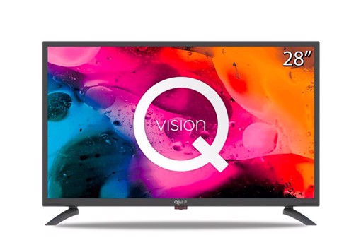 QBell Technology QT28A73 TV 71,1 cm (28") HD Nero