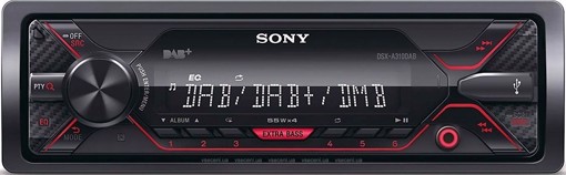 Sony DSX-A310KIT Nero, Rosso 220 W