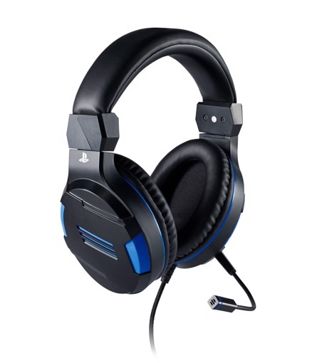 Bigben Interactive PS4OFHEADSETV3 cuffia e auricolare Cablato A Padiglione Giocare Nero, Blu